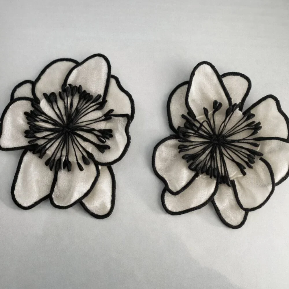 New! Anthropologie Bohemian flower earrings
